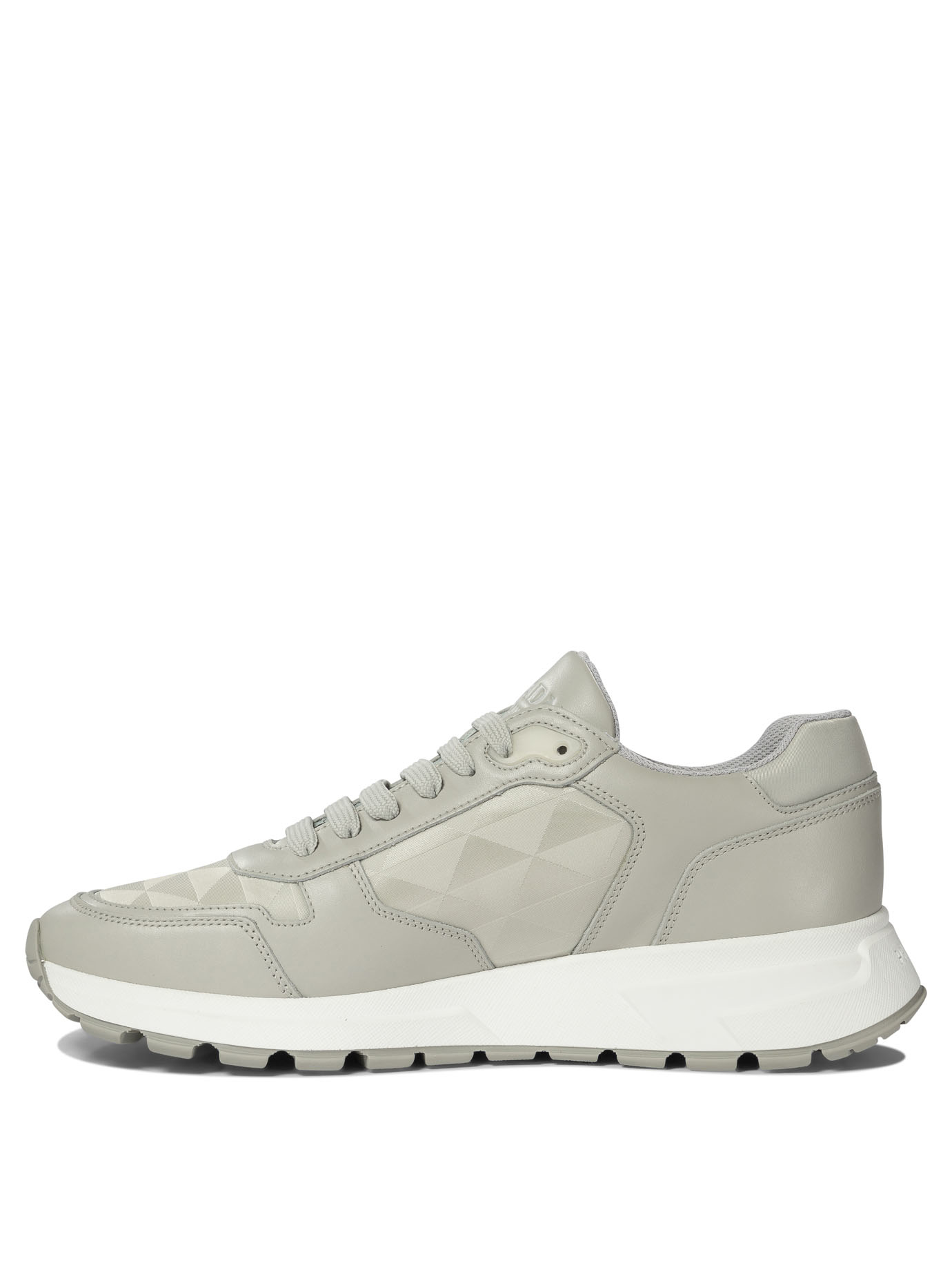 PRADA Prax 01 leather and Re-Nylon sneakers